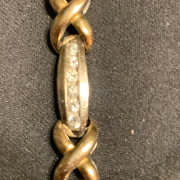 Sterling/cubic Zirconia Bracelet 7.5” - Picture 10 of 13